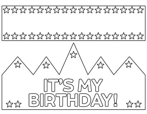 Free Printable Happy Birthday Crown