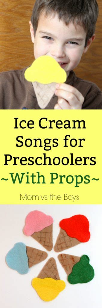 Ice Cream Songs for Preschoolers - Mom vs the Boys