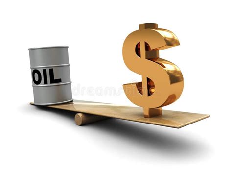 Oil and money stock illustration. Illustration of white - 8321174