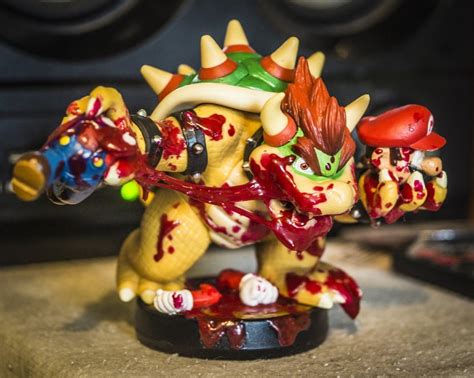 Amazing Custom Bowser Amiibo : pics