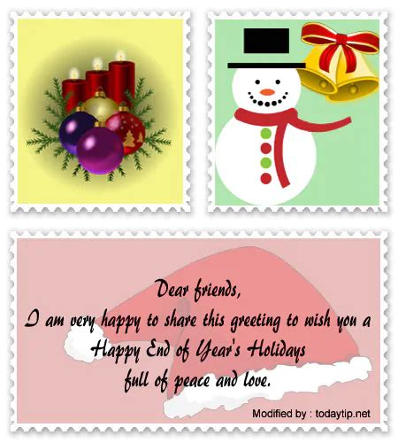 Merry Christmas and Happy New Year phrases for friends