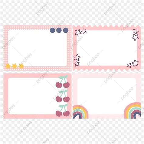 Cute Girly Vector Art PNG, Girly Name Tag Cute Style Pink With Star And ...