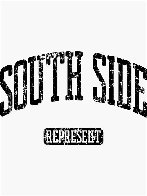 "South Side Represent" Sticker for Sale by smashtransit | Redbubble