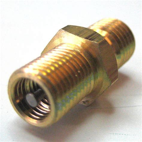 Shock Bladder Valve - Schrader Valve Fitting - Brass | Teknik Motorsport