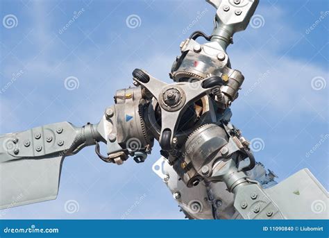 Helicopter Rotor Blade Parts Stock Photo - Image of blue, blade: 11090840