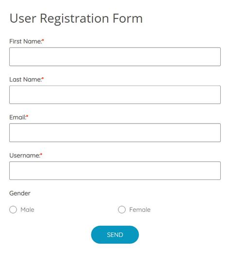 Free Customer Registration Form Template | 123FormBuilder