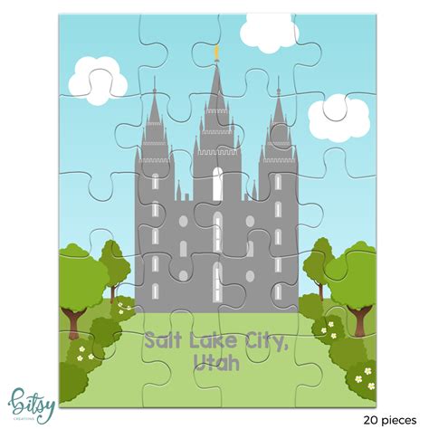 Salt Lake City Temple Puzzle