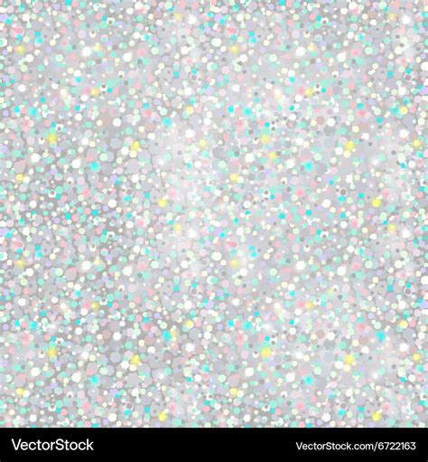 Silver glitter background - seamless texture Vector Image