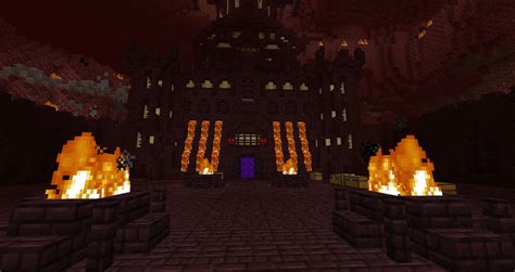 Minecraft Nether Fortress by Zay13 on DeviantArt