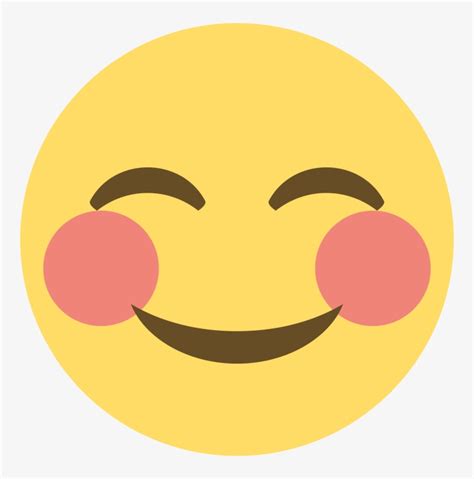 Blushing Emoji Transparent Background - Emoji Pictures Without Backgrounds Transparent PNG ...