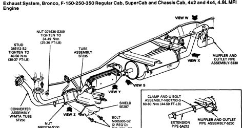 1984 Ford F150 Exhaust System