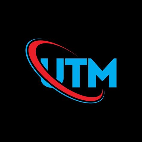 UTM logo. UTM letter. UTM letter logo design. Initials UTM logo linked ...