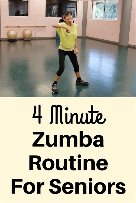 4 Minute Zumba For Seniors - Fitness With Cindy