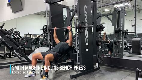 Smith Machine Incline Bench Press - YouTube