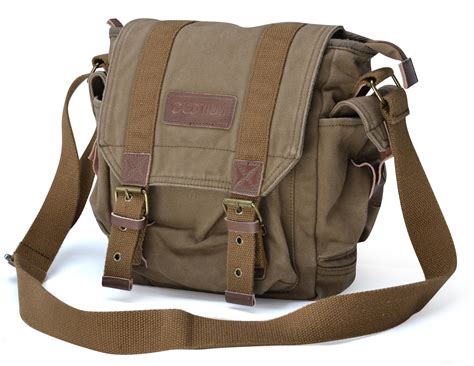 Canvas And Leather Satchel Bags | semashow.com