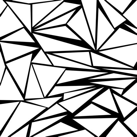 Black And White Triangle Wallpaper - Download Colorful Geometric ...