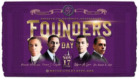 Omega Psi Phi Presents 2021 Founders Day – Omega Psi Phi Fraternity, Inc.