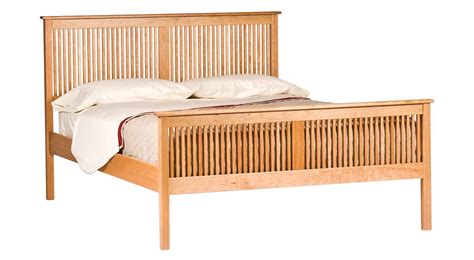 Woodforms Heritage Shaker Bed Solid Cherry Wood | Circle Furniture