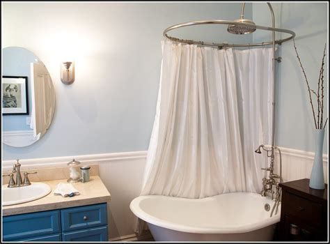 Clawfoot Tub Shower Curtain Rod Diy - Curtains : Home Design Ideas # ...