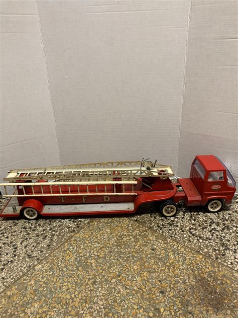 Vintage 1950s Tonka Fire Truck With Ladders - Etsy