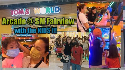 Tom's World Arcade in SM Fairview with the Kids - YouTube