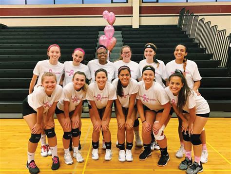 Women’s Volleyball Raises Money for Cancer Treatment with Dig Pink 2019 ...