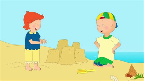 Kids At The Beach Cartoon