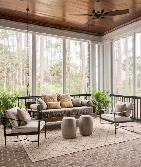 a handing daybed is a perfect furniture choice for a sunroom - DigsDigs ...