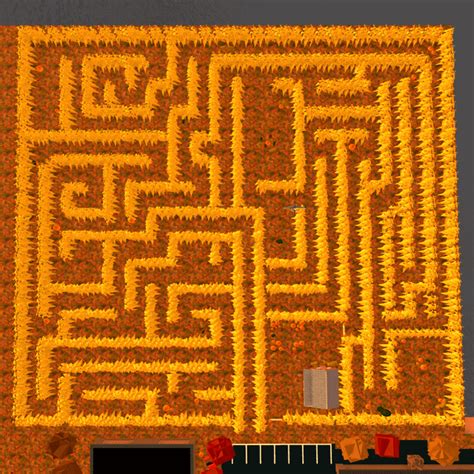 Work At A Pizza Place Corn Maze Map