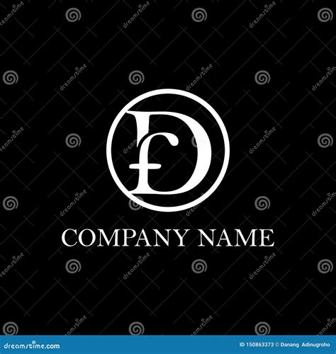 DF Initial Logo Design Inspiration Stock Vector - Illustration of ...