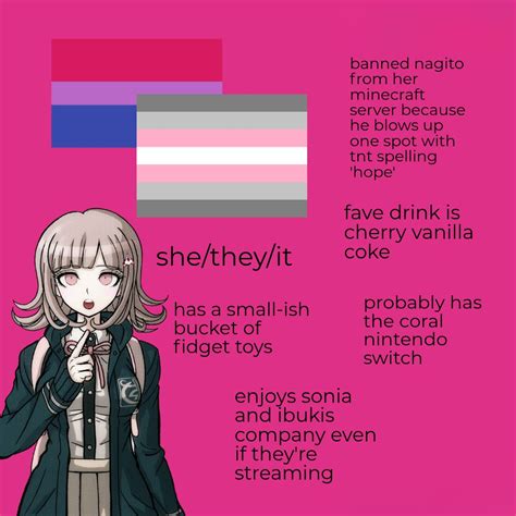 here's some chiaki nanami headcanons! :D | Danganronpa, Headcanon ...