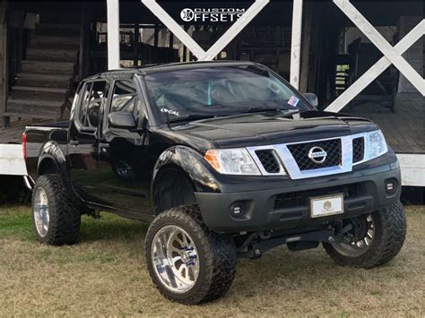 2012 Nissan Frontier with 20x12 -44 American Force Octane Ss and 33/12 ...