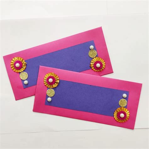 10 handmade designer money envelope for diwali wedding gifting invite ...