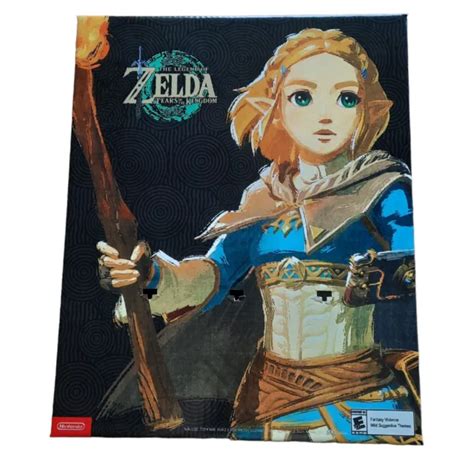 ZELDA TEARS OF the Kingdom Nintendo Switch Display Cardboard Sign Wall Art $115.00 - PicClick