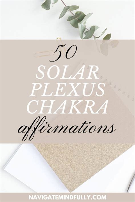 50 Solar Plexus Chakra Affirmations for Boosting Confidence