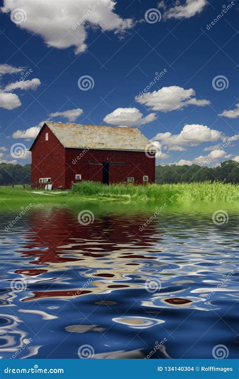 Barn and River stock photo. Image of england, building - 134140304