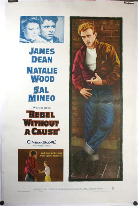 REBEL WITHOUT A CAUSE, Original James Dean Movie Poster - Original ...