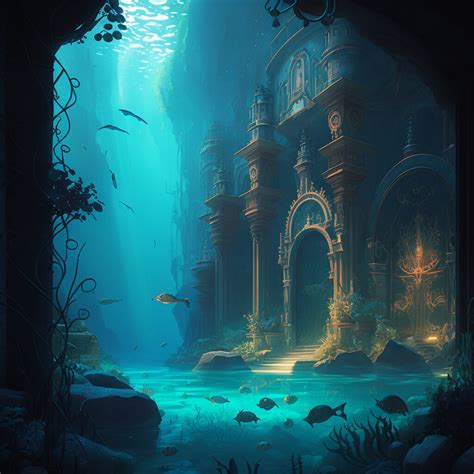 ArtStation - The Lost City of Atlantis: A Digital Painting Depicting its Mysterious Fate 3 ...