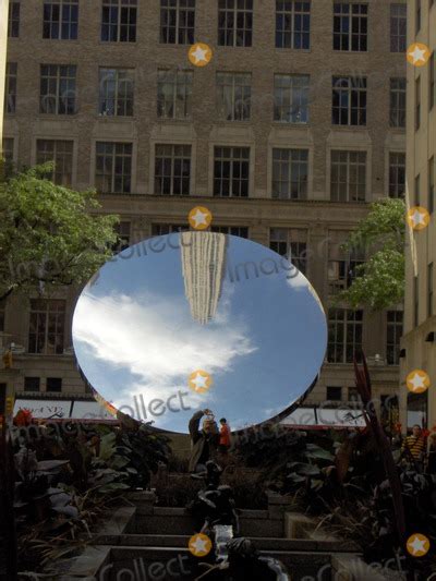 Photos and Pictures - Anish Kapoor Sky Mirror at the Channel Gardens in Rockefeller Center, New ...