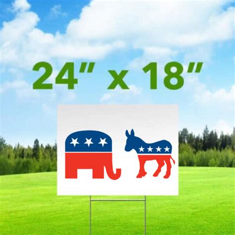 Custom Political Campaign Yard Signs - 24" x 18" | SignWay