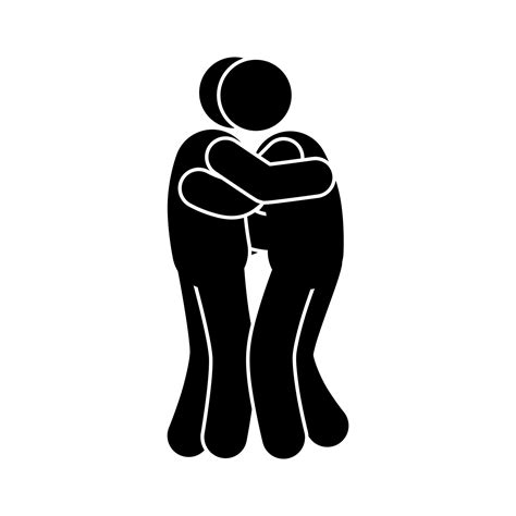 Hug Silhouette Vector Art, Icons, and Graphics for Free Download