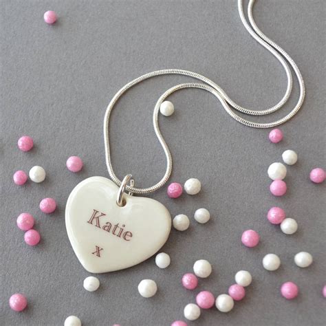 personalised mother's day necklace by carys boyle ceramics | notonthehighstreet.com