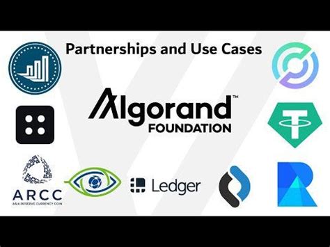 Algorand Use Cases adn partnerships : AlgorandOfficial