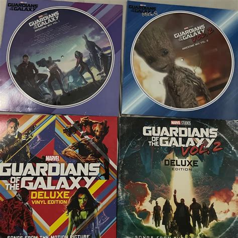 Guardians of the Galaxy Vinyl Lot Awesome Mix Vol.... - Depop