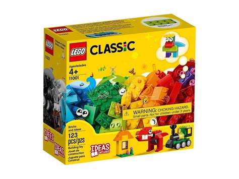 635947 LEGO CLASSIC 11001 - SET MATTONCINI E IDEE Crea un classico treno a vapore, una casa ...
