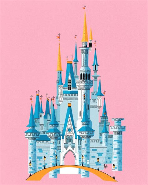 Magic Kingdom Cinderellas Castle Inspired Print | Etsy in 2021 | Disney cinderella castle, Magic ...