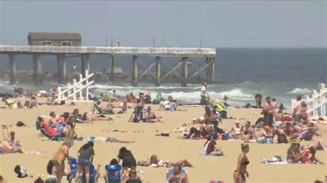 Belmar opens beach ahead of Memorial Day - YouTube