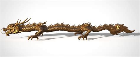 Chinese Long Dragon statue 3D Print | CGTrader