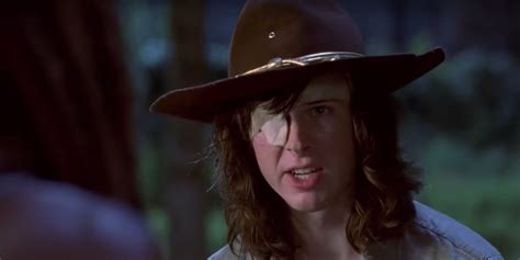 The Walking Dead star admits to hilarious Carl eye blunder