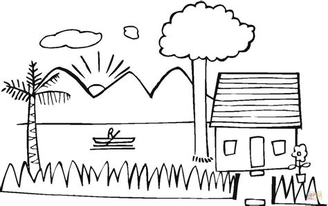 Lake House Coloring Pages Coloring Pages